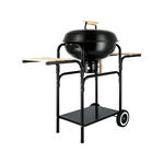 18" trolley kettle grill in black image number 5