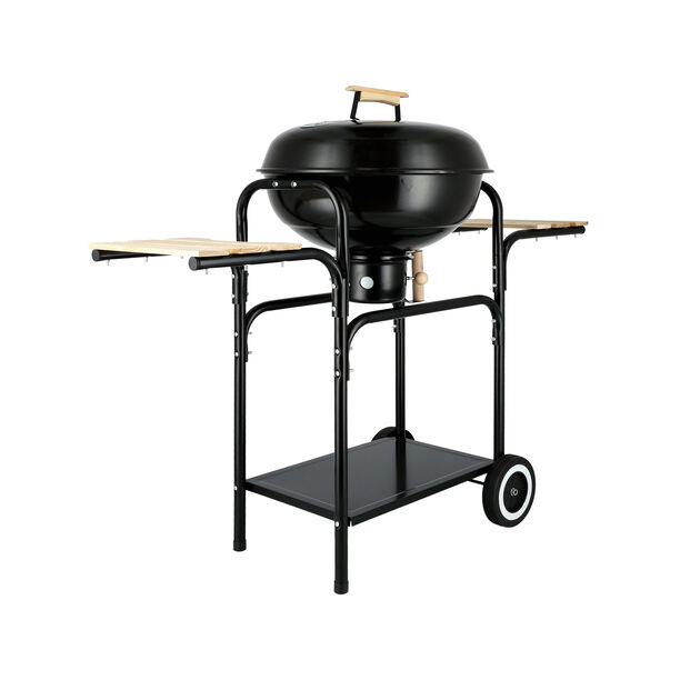 18" trolley kettle grill in black image number 5