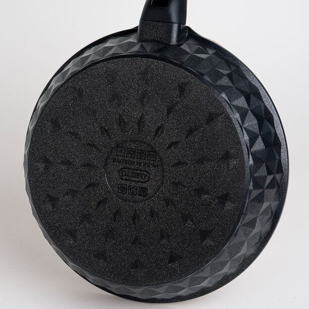 7 Piece Alberto Granite Cookware Set Black With Glass Cover image number 7