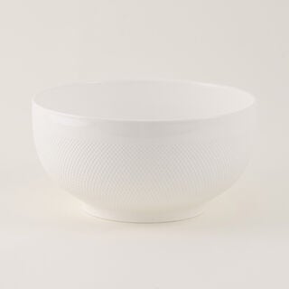 وعاء خلط سيراميك البرتو نقش أبيض سعة 5.2 لتر