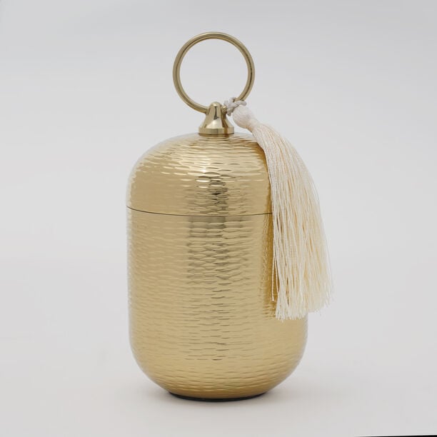 La Mesa Food Container Gold Plated, 9*9*17 Cm image number 0