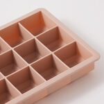 Alberto silicone ice cube mold 15 cubes with cover 19.7*12.7*3cm, brown image number 3