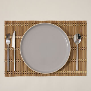 Alberto Bamboo Placemat Brown Color