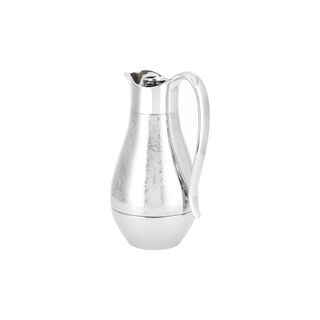 Dallaty steel vacuum flask chrome embossed pattern 1L