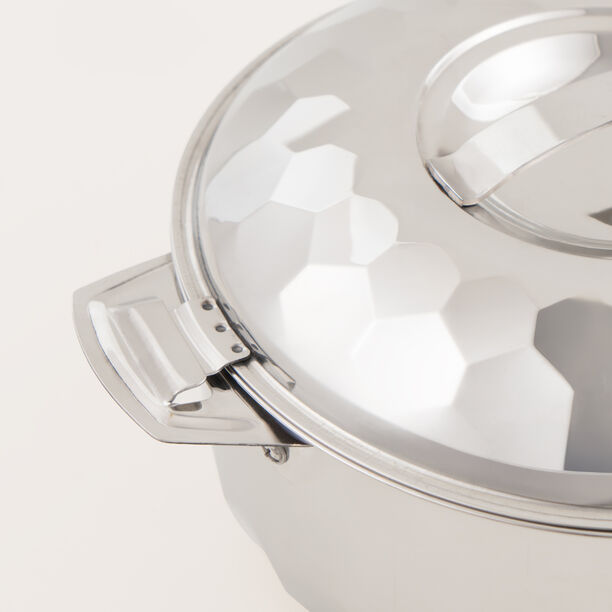 Maxima 3Pcs Stainless Steel Hotpot set image number 2