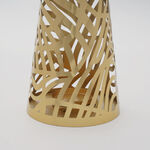 Homez Zahra Collection Lantern, Gold, 21.5*21.5*53 Cm image number 2