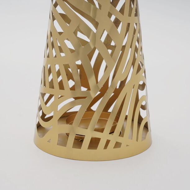 Homez Zahra Collection Lantern, Gold, 21.5*21.5*53 Cm image number 2