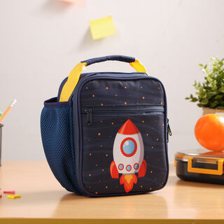 Rocket collection printed lunch Bags 20*22.5*9.5cm