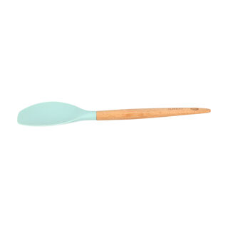 Alberto Silicone Spatula With Wooden Handle Blue 