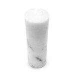Marble Designed Pillar Candle image number 1