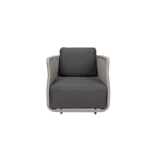Homez Outdoor Garden Seating 4Pcs, Dark Gray image number 4