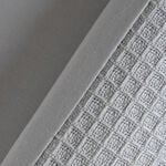 3 Piece Cotton Waffle King Size Comforter Set image number 4