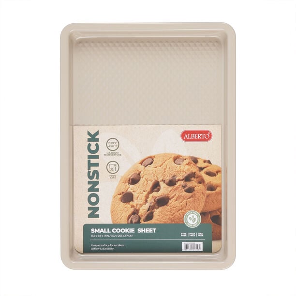 Alberto Beige Nonstick Small Cookie Sheet, 35.2*25.1*2.7 Cm image number 0