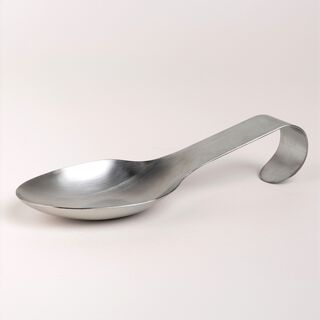 Alberto stainless steel spoonrest with long handle
