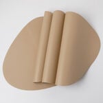 La Mesa 4pcs PVC oval placemat, light brown 44*37cm image number 3
