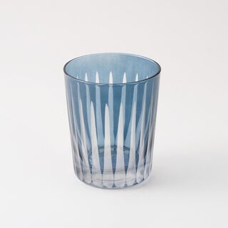 La Mesa Glass Tumbler Set 4Pcs 270Ml, Blue