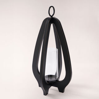 Black lantern, 28*28*55 cm