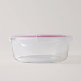 Glasslock round glass food container 2050ml