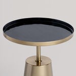 Homez steel side table, gold and black 40*40*50cm image number 1
