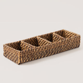 La Mesa rattan cutlery tray 40*13*7cm