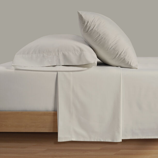 Percale Cotton King Fitted Sheet 200*200+35Cm image number 0