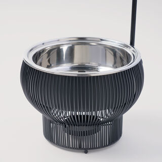 La Mesa Chafing Dish, Matt Black Plated, Modern, 3 Ltr