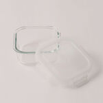  البرتو حافظة طعام زجاج مربعة 300 مل مع غطاء بفتحة تهوية image number 2