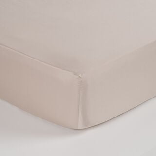 Boutique Blanche 300TC cotton fitted sheet 120*200cm grey