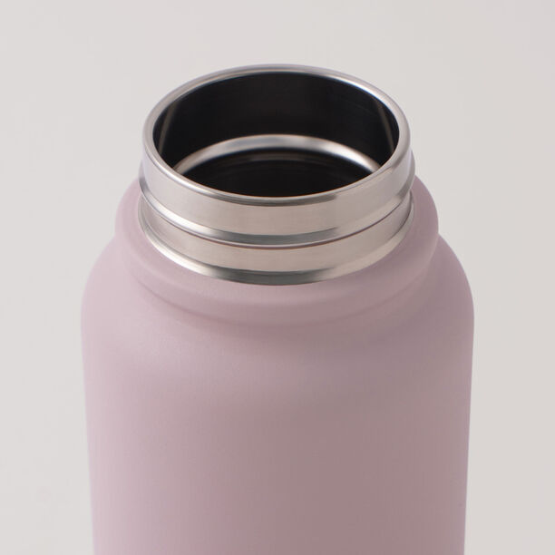 ألبرتو قارورة رياضية مزدوجة الجدار من ستانلس ستيل، وردي 800مل image number 3