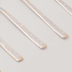 بنتولا طقم ملاعق شاي ستانلس ستيل بلمعة مرآة 6 قطع 2.5 ملم image number 2