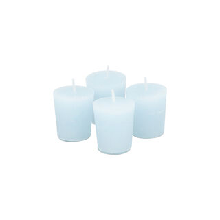 Light Blue Votives With 3% Fragrance 4.3*4cm