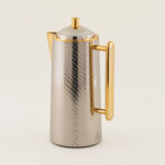 Dallaty stainless steel steel vacuum flask set 1L, silver and gold image number 1