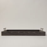 Dallaty brown wooden serving tray 48*35.8*7.5 cm image number 3