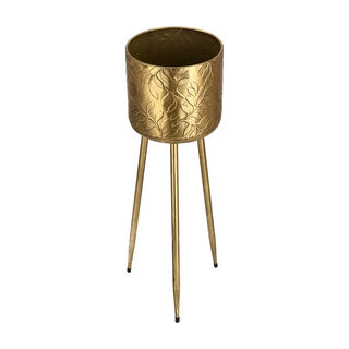Metal Planter Gold