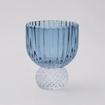 لا ميسا طقم أوعية حلويات صغيرة 4 قطع زجاج، أزرق image number 1