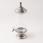 La Mesa glass beverage dispenser with silver base & lid 3.2L image number 6