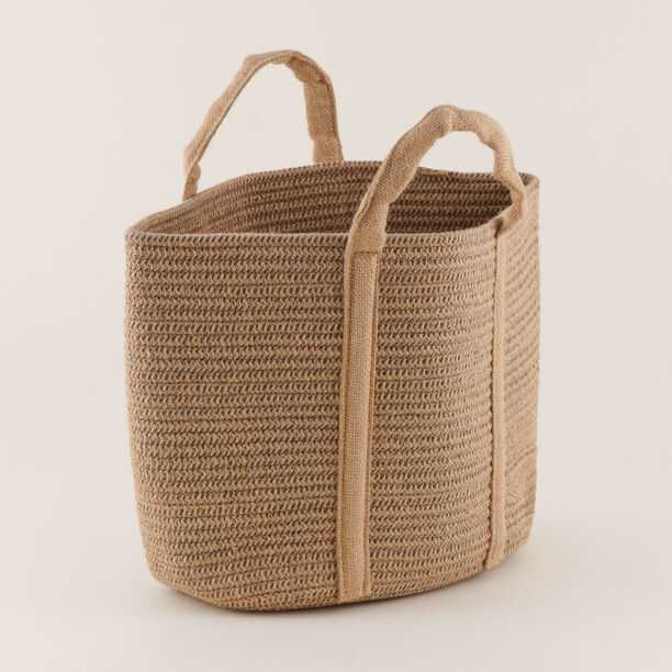 هومز سلة تخزين مستطيلة من الجوت الطبيعي image number 0