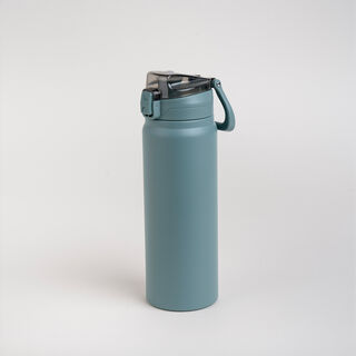 Alberto sainless steel 900ml water bottle with straw green
