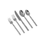 La Mesa silver stainless steel cutlery set 20 pc image number 2