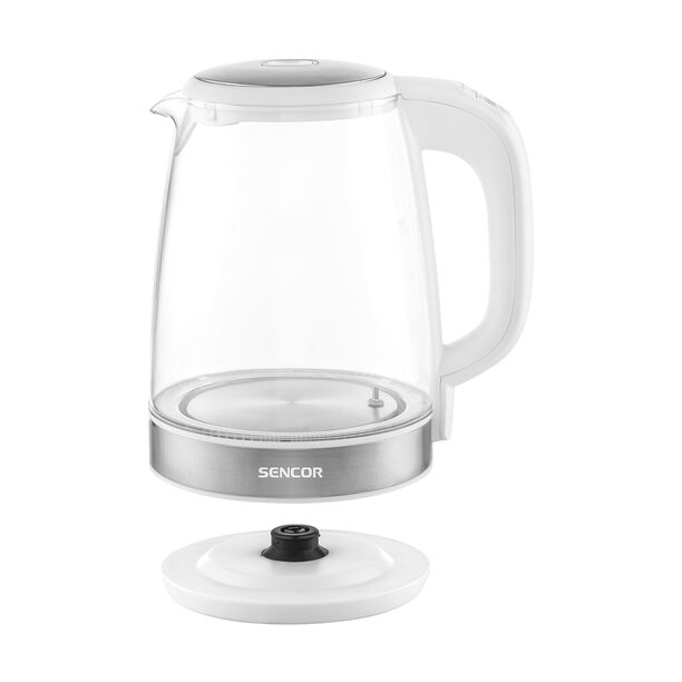 Sencor metal white kettle 2L, 2200W image number 4