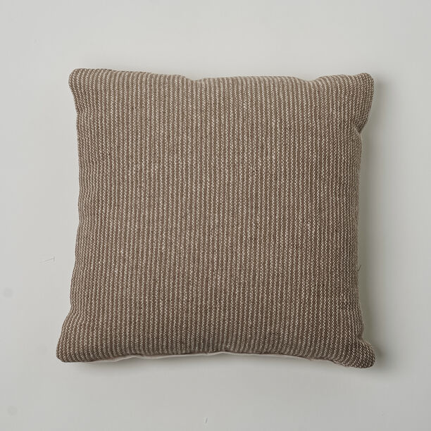Boutique Blanche stripe woven cushion 45*45cm, beige image number 0