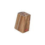Alberto stainless steel knife set with wooden knife block 5 pcs image number 3