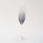 La Mesa 4Pcs Hand Made Glass Tall Juice Glass, Grey 220Ml image number 1
