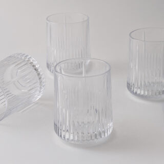 لا ميسا طقم أكواب زجاج 4 قطع 9.5سم