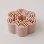 Alberto cookie cutter set 6pcs flower shaped, cream image number 0