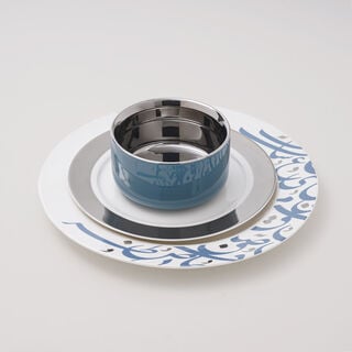Marjan Collection La Mesa Dinner Set With Platinum Decal,18 Pieces