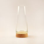 Homez Glass Vase Ramas Collection, 25*13*13Cm image number 0