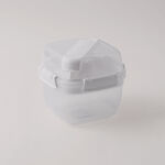 ألبرتو وعاء سلطة بلاستيك، أبيض 15.8*15.8*14.3سم image number 0