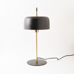 هومز مصباح طاولة من معدن وحديد، أسود 26*26*55سم image number 0