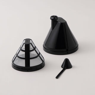 Alberto polypropylene coffee maker, black 1.8L 1100W